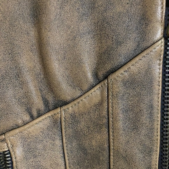 ๐AUTHENTIC VINTAGE GUESS genuine leather jacket - Picture 10 of 13